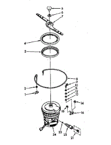 Heater, Pump And Lower Sprayarm Parts parts for Kenmore Dishwasher 665.1777580 (6651777580, 665 1777580) from AppliancePartsPros.com