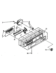 Control Panel Parts parts for Kenmore Dishwasher 665.1777581 (6651777581, 665 1777581) from AppliancePartsPros.com