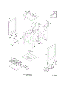 Body parts for Kenmore Range 790.73033313 (79073033313, 790 73033313) from AppliancePartsPros.com