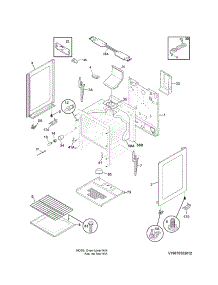 Body parts for Kenmore Range 790.73233310 (79073233310, 790 73233310) from AppliancePartsPros.com