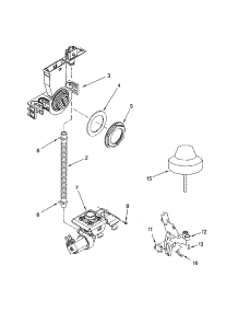 Fill And Overfill parts for Kenmore Dishwasher 665.17503201 (66517503201, 665 17503201) from AppliancePartsPros.com
