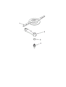 Lower Washarm parts for Kenmore Dishwasher 665.17574200 (66517574200, 665 17574200) from AppliancePartsPros.com