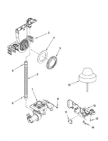 Fill And Overfill Parts parts for Kenmore Dishwasher 665.16022400 (66516022400, 665 16022400) from AppliancePartsPros.com