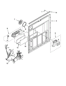 Door And Latch Parts parts for Kenmore Dishwasher 665.16029402 (66516029402, 665 16029402) from AppliancePartsPros.com