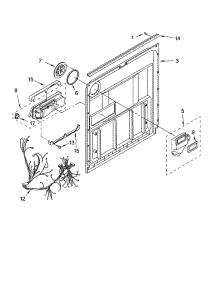 Door And Latch Parts parts for Kenmore Dishwasher 665.17033400 (66517033400, 665 17033400) from AppliancePartsPros.com