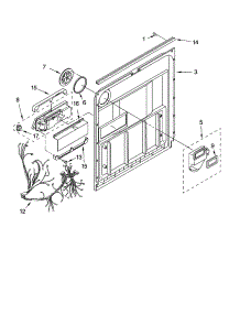 Door And Latch Parts parts for Kenmore Dishwasher 665.16503200 (66516503200, 665 16503200) from AppliancePartsPros.com