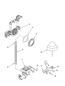 Fill And Overfill Parts parts for Kenmore Dishwasher 665.16512202 (66516512202, 665 16512202) from AppliancePartsPros.com