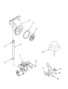 Fill And Overfill Parts parts for Kenmore Dishwasher 665.16532201 (66516532201, 665 16532201) from AppliancePartsPros.com