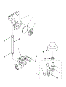 Fill And Overfill Parts parts for Kenmore Dishwasher 665.16552201 (66516552201, 665 16552201) from AppliancePartsPros.com