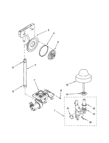 Fill And Overfill parts for Kenmore Dishwasher 665.16559200 (66516559200, 665 16559200) from AppliancePartsPros.com
