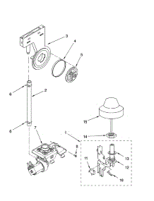 Fill And Overfill Parts parts for Kenmore Dishwasher 665.16572201 (66516572201, 665 16572201) from AppliancePartsPros.com
