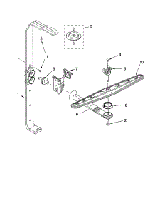 Upper Wash And Rinse Parts parts for Kenmore Dishwasher 665.16584202 (66516584202, 665 16584202) from AppliancePartsPros.com