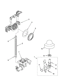 Fill And Overfill Parts parts for Kenmore Dishwasher 665.16584202 (66516584202, 665 16584202) from AppliancePartsPros.com