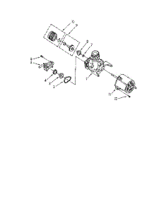 Pump And Motor parts for Kenmore Dishwasher 665.1711590 (6651711590, 665 1711590) from AppliancePartsPros.com