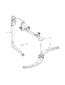 Upper Wash And Rinse Parts parts for Kenmore Dishwasher 665.17159K212 (66517159K212, 665 17159K212) from AppliancePartsPros.com