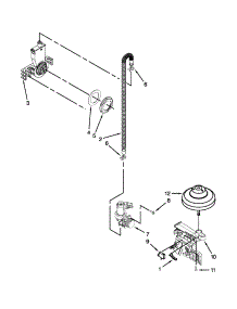 Fill, Drain & Overfill Parts parts for Kenmore Dishwasher 665.17159K212 (66517159K212, 665 17159K212) from AppliancePartsPros.com