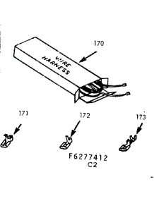 Wire Harnesses And Components parts for Kenmore Range 911.6277442 (9116277442, 911 6277442) from AppliancePartsPros.com