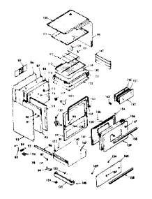 Body Section parts for Kenmore Range 911.6287440 (9116287440, 911 6287440) from AppliancePartsPros.com