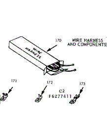 Wire Harnesses And Components parts for Kenmore Range 911.6287461 (9116287461, 911 6287461) from AppliancePartsPros.com