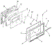 Oven Door Section For Model Number 911.6289180