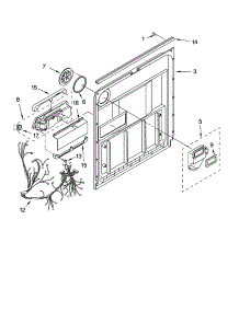 Door And Latch Parts parts for Kenmore Dishwasher 665.17602300 (66517602300, 665 17602300) from AppliancePartsPros.com