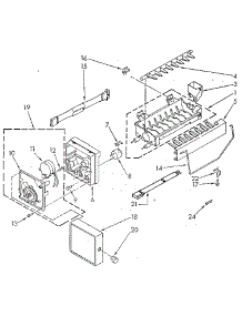 Icemaker parts for Kenmore Freestanding Ice Maker 767.8894150 (7678894150, 767 8894150) from AppliancePartsPros.com