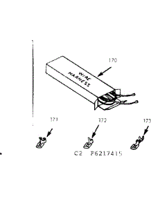 Wire Harnesses & Components parts for Kenmore Range 911.6317445 (9116317445, 911 6317445) from AppliancePartsPros.com