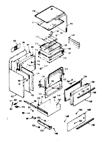 Body Section parts for Kenmore Range 911.6317460 (9116317460, 911 6317460) from AppliancePartsPros.com