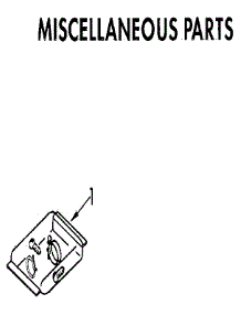 Miscellaneous parts for Kenmore Dishwasher 665.1675591 (6651675591, 665 1675591) from AppliancePartsPros.com