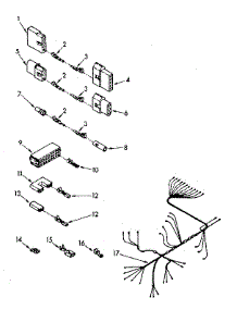 Wiring Harness parts for Kenmore Dishwasher 665.1678580 (6651678580, 665 1678580) from AppliancePartsPros.com