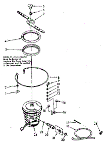 Heater, Pump And Lower Sprayarm parts for Kenmore Dishwasher 665.1678580 (6651678580, 665 1678580) from AppliancePartsPros.com