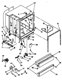 Tub Assembly parts for Kenmore Dishwasher 665.16791790 (66516791790, 665 16791790) from AppliancePartsPros.com
