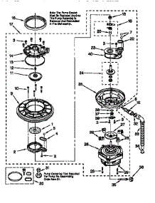 Pump And Motor parts for Kenmore Dishwasher 665.16791791 (66516791791, 665 16791791) from AppliancePartsPros.com