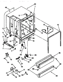 Tub Assembly parts for Kenmore Dishwasher 665.16791792 (66516791792, 665 16791792) from AppliancePartsPros.com