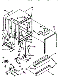 Tub Assembly parts for Kenmore Dishwasher 665.16798790 (66516798790, 665 16798790) from AppliancePartsPros.com