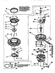 Pump And Motor parts for Kenmore Dishwasher 665.16798791 (66516798791, 665 16798791) from AppliancePartsPros.com