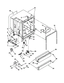 Tub Assembly parts for Kenmore Dishwasher 665.16798792 (66516798792, 665 16798792) from AppliancePartsPros.com