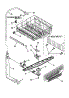 Upper Dishrack And Water Feed