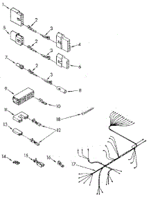 Wiring Harness parts for Kenmore Dishwasher 665.1680592 (6651680592, 665 1680592) from AppliancePartsPros.com