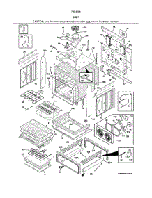 Body parts for Kenmore Range 790.42563317 (79042563317, 790 42563317) from AppliancePartsPros.com