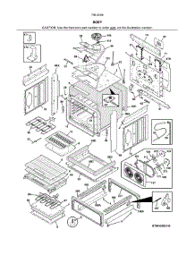 Body parts for Kenmore Range 790.42569316 (79042569316, 790 42569316) from AppliancePartsPros.com