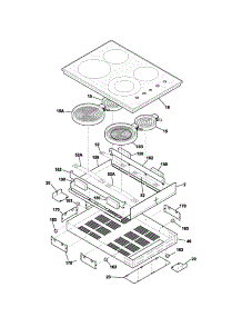 Maintop parts for Kenmore Cooktop 790.42731401 (79042731401, 790 42731401) from AppliancePartsPros.com
