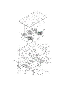 Maintop parts for Kenmore Cooktop 790.42749404 (79042749404, 790 42749404) from AppliancePartsPros.com