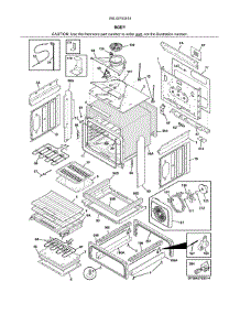 Body parts for Kenmore Range 790.42753514 (79042753514, 790 42753514) from AppliancePartsPros.com