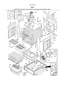 Body parts for Kenmore Range 790.42763514 (79042763514, 790 42763514) from AppliancePartsPros.com
