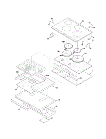 Maintop parts for Kenmore Cooktop 790.42800502 (79042800502, 790 42800502) from AppliancePartsPros.com