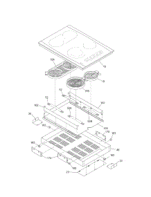 Maintop parts for Kenmore Cooktop 790.43993700 (79043993700, 790 43993700) from AppliancePartsPros.com