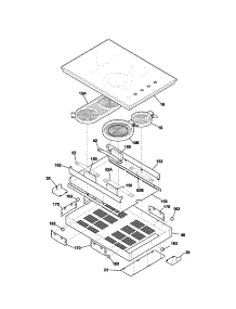 Maintop parts for Kenmore Cooktop 790.44062400 (79044062400, 790 44062400) from AppliancePartsPros.com