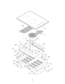 Maintop parts for Kenmore Cooktop 790.44064402 (79044064402, 790 44064402) from AppliancePartsPros.com