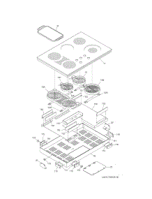 Maintop parts for Kenmore Cooktop 790.44074402 (79044074402, 790 44074402) from AppliancePartsPros.com